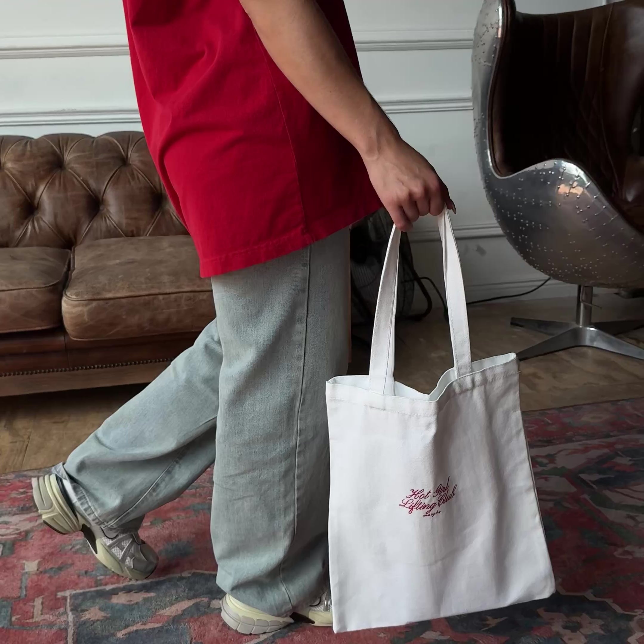 Hot Girl Lifting Club Tote
